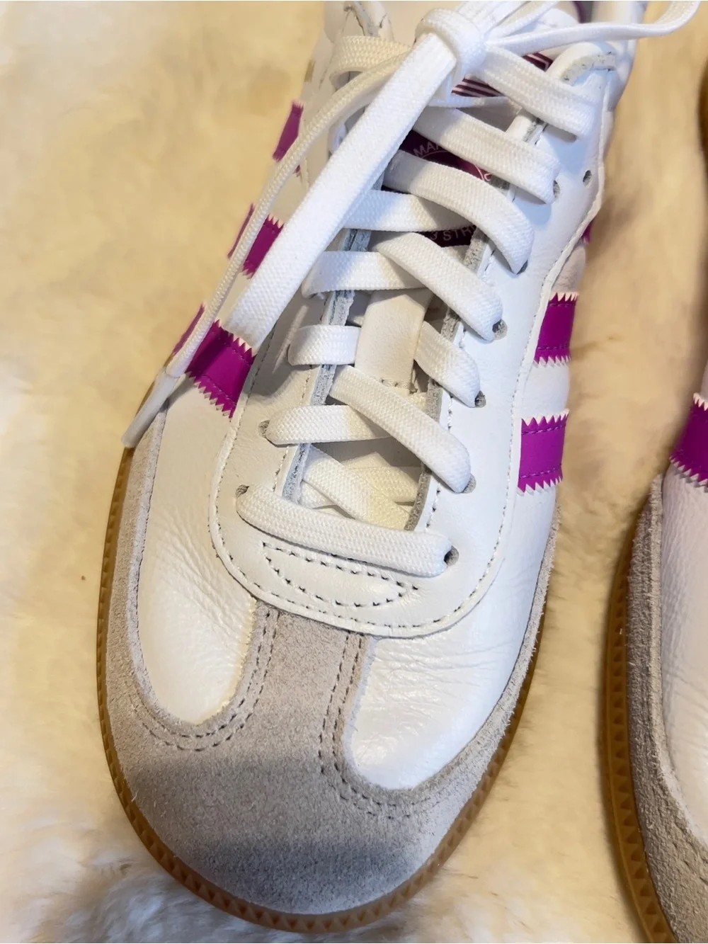 Adidas Samba OG Kids Magenta Stripes
